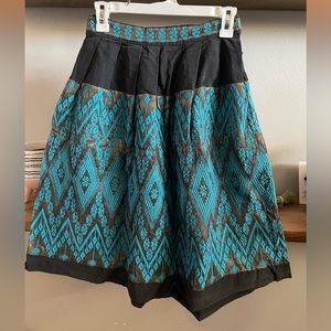 Vintage Mexican Embroidered Skirt